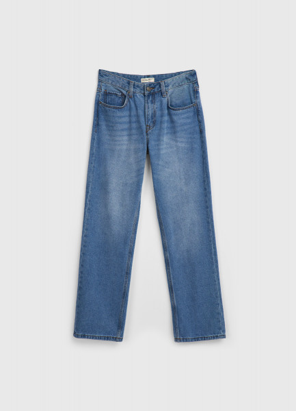 Прямые джинсы, Голубой O`Stin MPA10CO02-D5 - фото 7