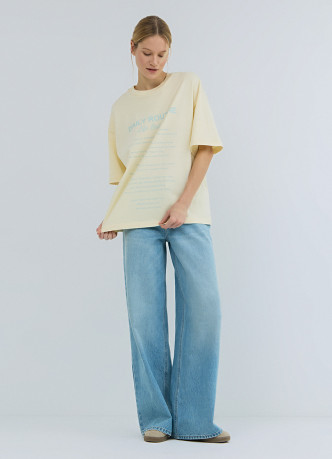 Футболка оверсайз с принтом