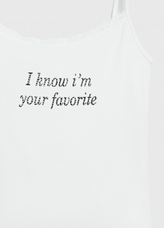 Топ на тонких бретелях для девочек