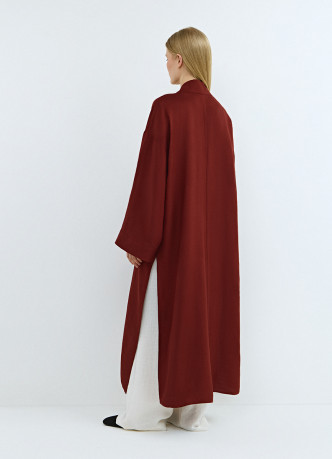 Кимоно на завязках из вискозы и льна