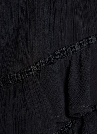 Шорты из ткани с жатым эффектом для девочек