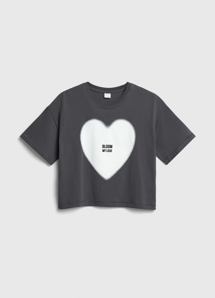 Футболка с принтом для девочек