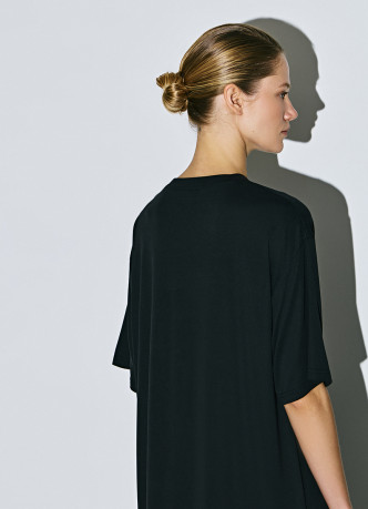 Платье-футболка из вискозы