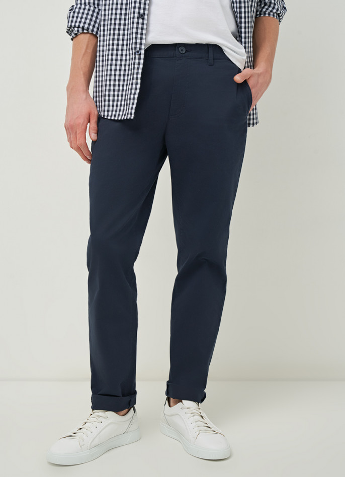 Брюки-чиносы из твила