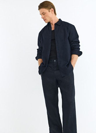 Брюки изо льна