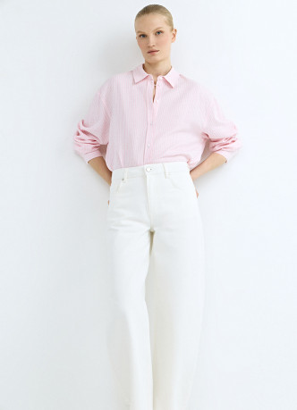 Джинсы Баррел со средней посадкой