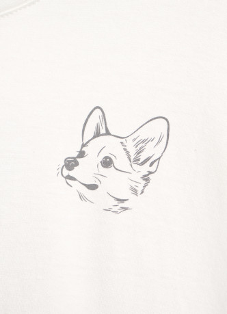 Футболка пижамная с принтом для девочек