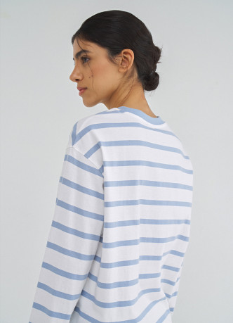 Лонгслив в полоску