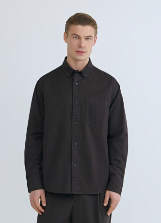 Рубашка из твила с карманом