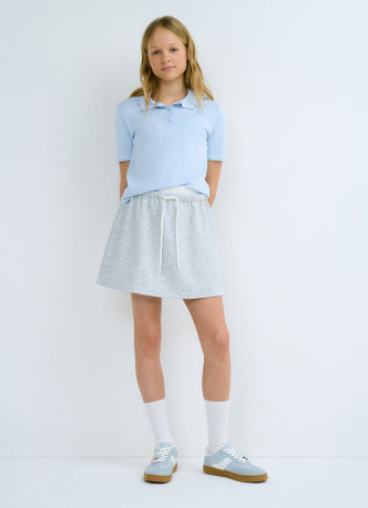 Вязаное поло для девочек