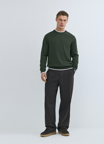 Джемпер с имитацией футболки