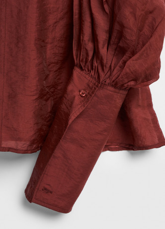 Блузка из тенселя с завязками