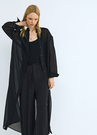 Длинная рубашка из лиоцелла