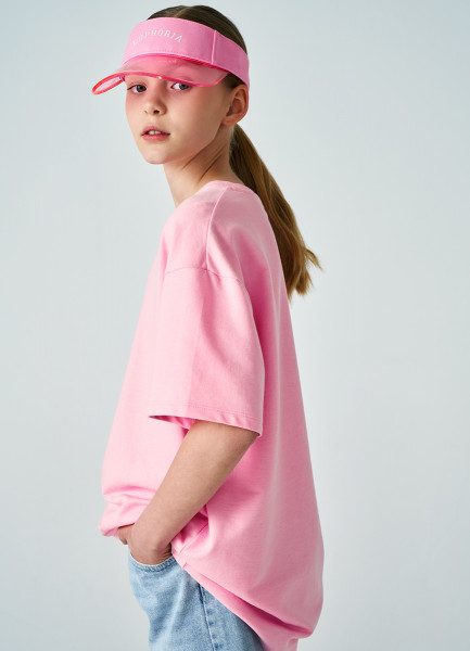 Футболка для девочек, Розовый футболка для девочек nike розовый
