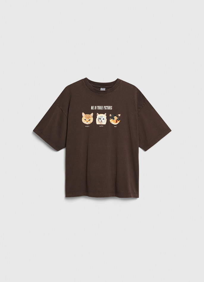 Футболка с принтом для девочек