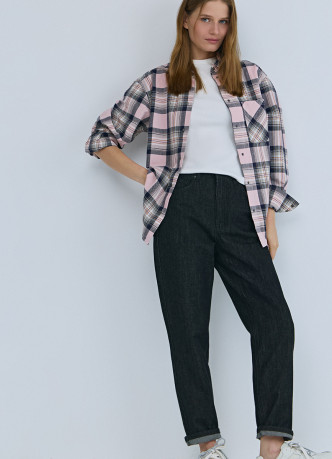 Джинсы Mom с высокой посадкой