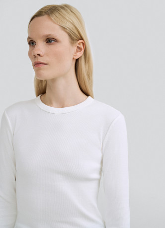 Лонгслив в рубчик