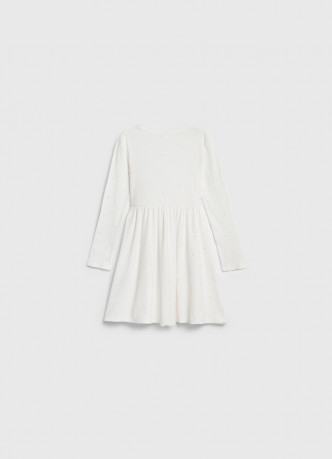 Трикотажное платье c принтом для девочек