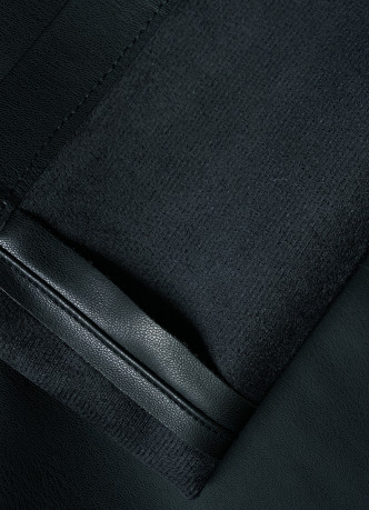 Брюки из искусственной кожи