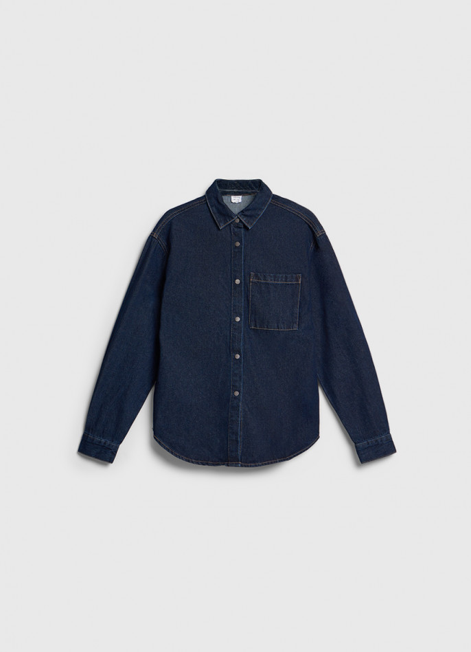 Джинсовая рубашка для девочек