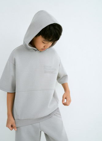 Худи с коротким рукавом для мальчиков