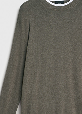 Джемпер с имитацией футболки