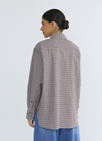 Рубашка в клетку виши