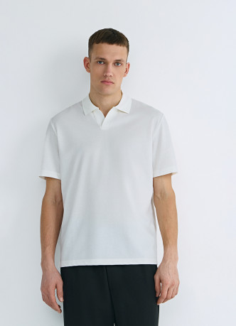 Поло из шелковистого пике
