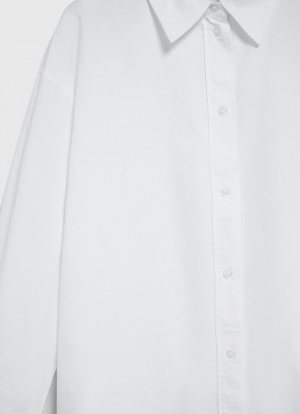 Свободная рубашка из хлопка Оксфорд