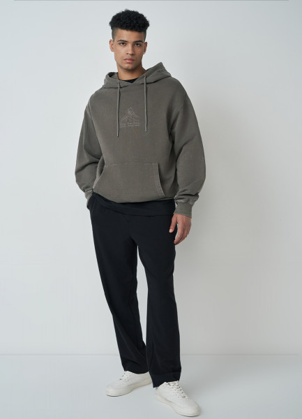 Худи с эффектом стирки 31048100299 Коричневый, размер 50, 52,44, 46, фото 2