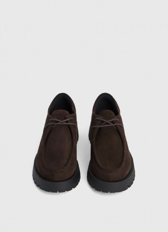 Лоферы из натуральной замши