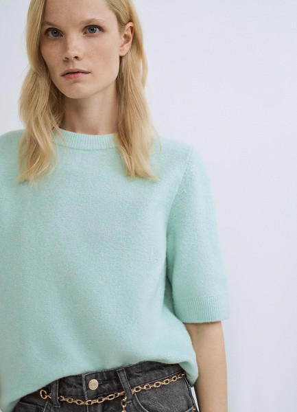 Джемпер с коротким рукавом Зеленый 2599₽