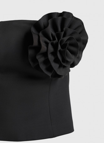 Топ с объёмным декором