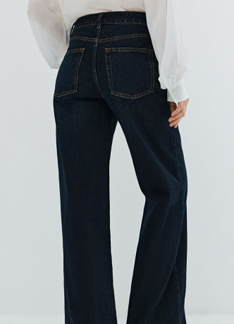 Широкие джинсы Wide leg с высокой посадкой