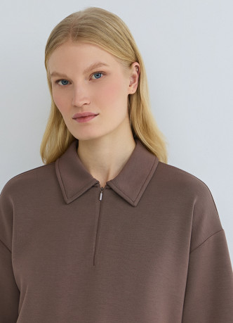 Поло на молнии