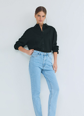 Узкие джинсы Slim с высокой посадкой