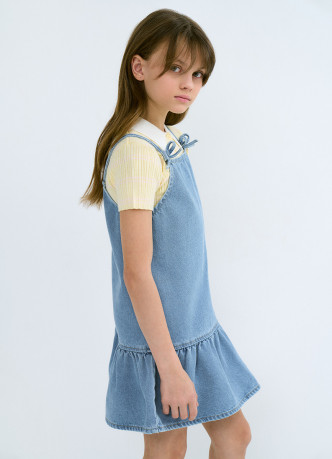 Джинсовый сарафан для девочек