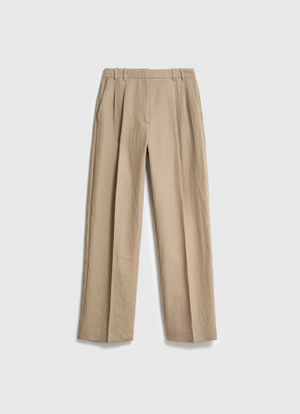 Прямые брюки cо складками