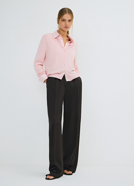 Кардиган из шерсти и кашемира Розовый 4999₽