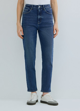 Джинсы Mom с высокой посадкой