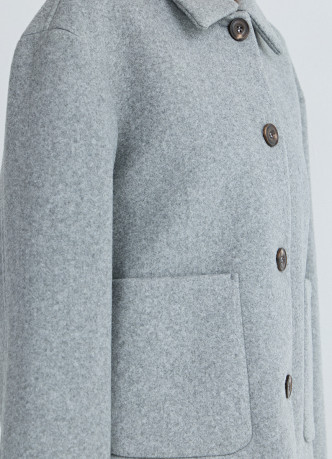 Куртка из пальтовой ткани