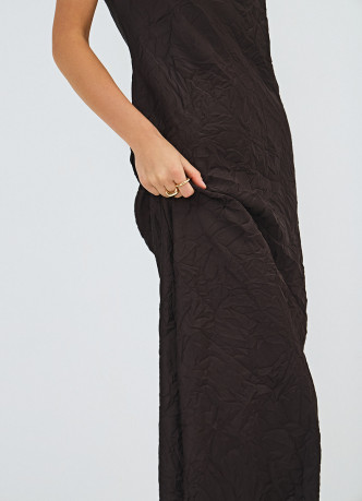 Платье из жатого сатина