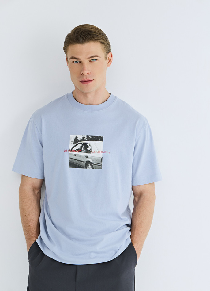 Футболка с принтом