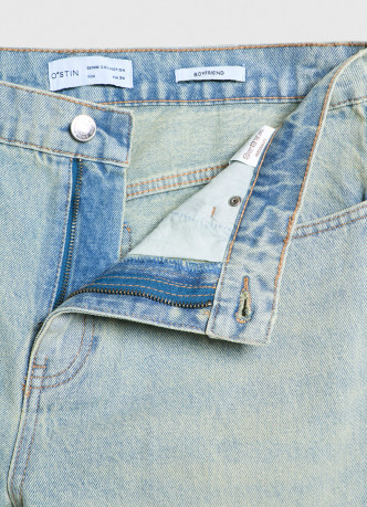 Джинсы Boyfriend с низкой посадкой