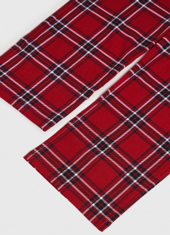 Брюки пижамные в клетку для мальчиков