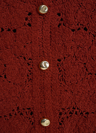 Кардиган кроше