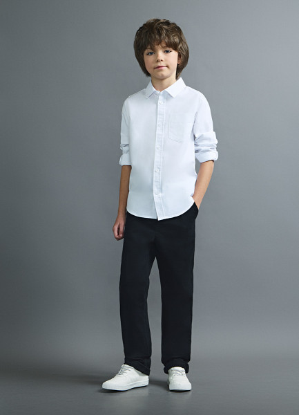 

Брюки из твила для мальчиков, Черный