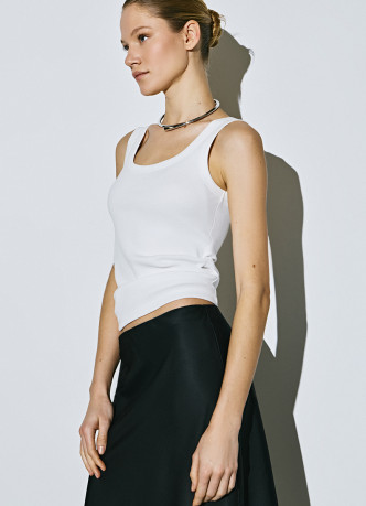 Базовая майка в рубчик