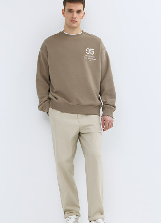 Брюки из твила на кулиске