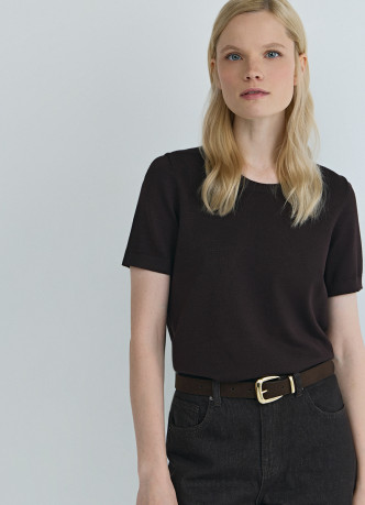 Джемпер с коротким рукавом